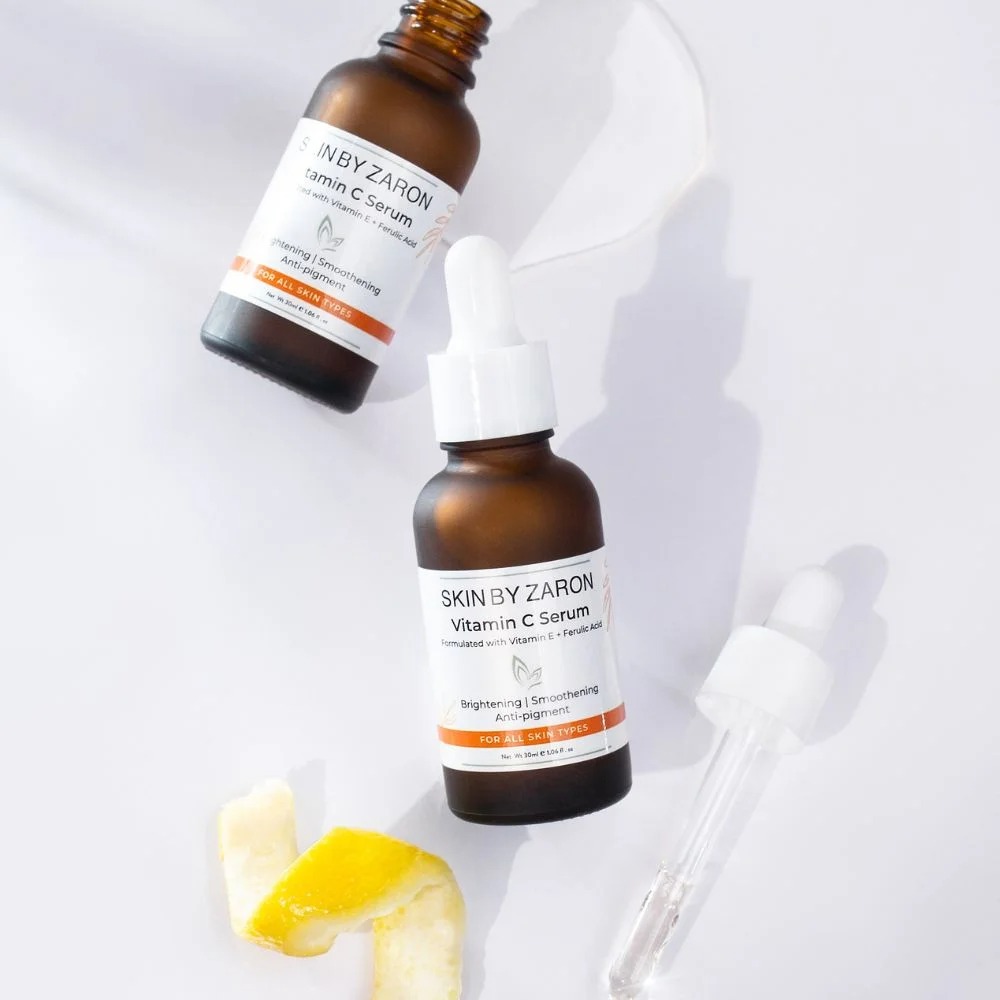 zaron vitamin c brightening face serum