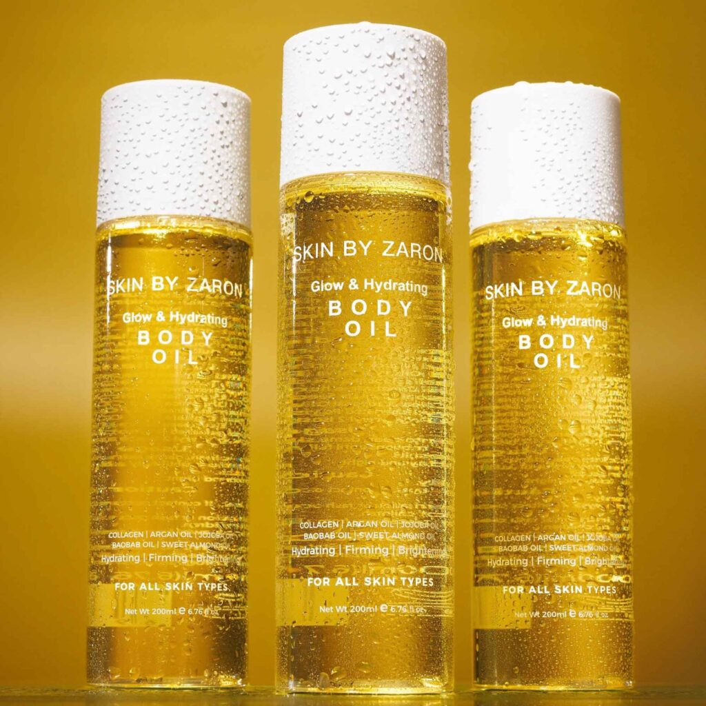 Home skin by zaron glow & hydrating body oil