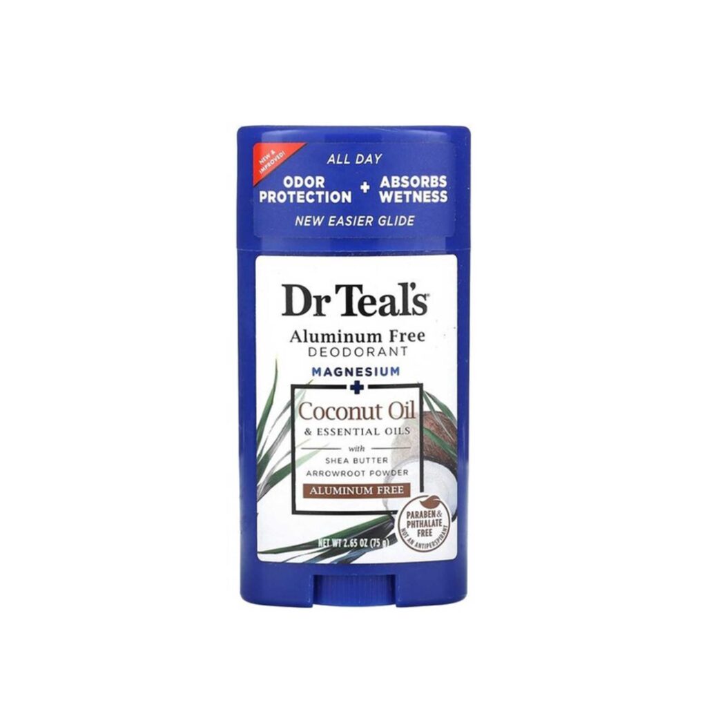 Home dr. teal's, aluminum free deodorant, coconut oil, 75 g (2.65 oz)