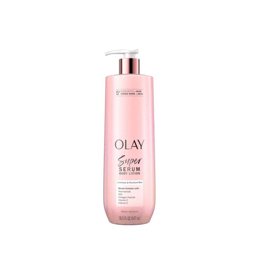 olay super serum body lotion for luminous and resilient skin