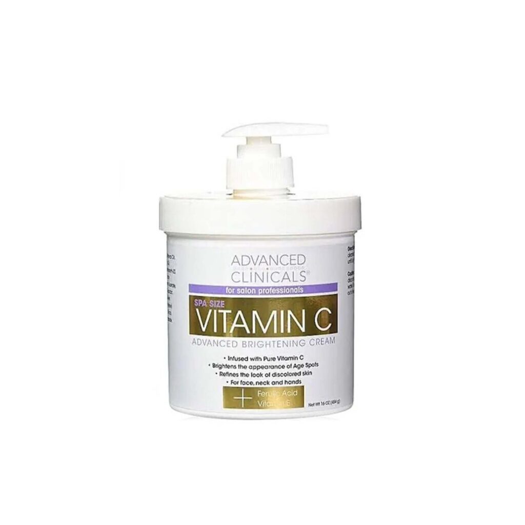 advanced clinicals vitamin c cream, 16 oz ( new look)
