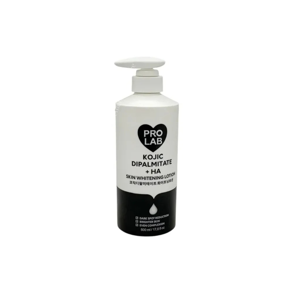 pro lab kojic acid dipalmitate +ha skin brightening lotion – 500ml