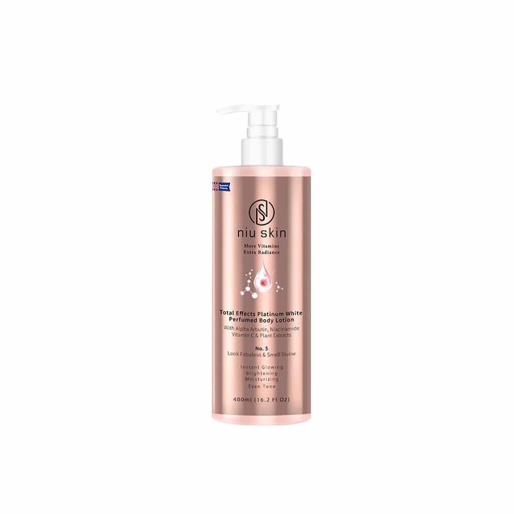 niu skin body lotion with alpha arbutin, niacinamide, vitamin c 480ml