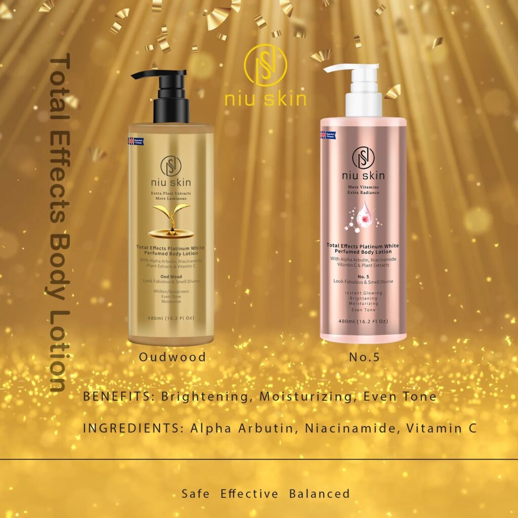 niu skin body lotion with alpha arbutin, niacinamide, vitamin c 480ml