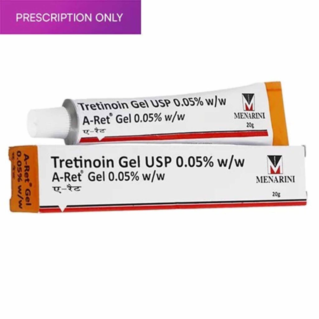 menarini a ret tretinoin gel 0.05% (retin a) – 20g