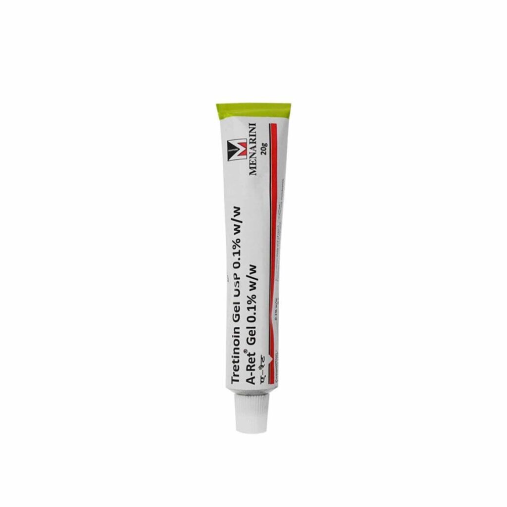 tretynoin menarini gel 0.1% retinoid formula
