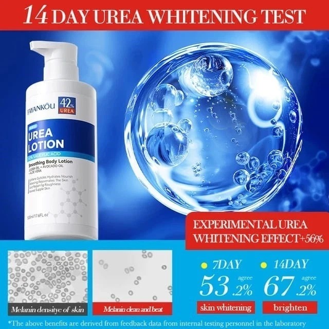 Home 2x fayankou urea body lotion ceramides moisturizes nourishes dry skin soothes
