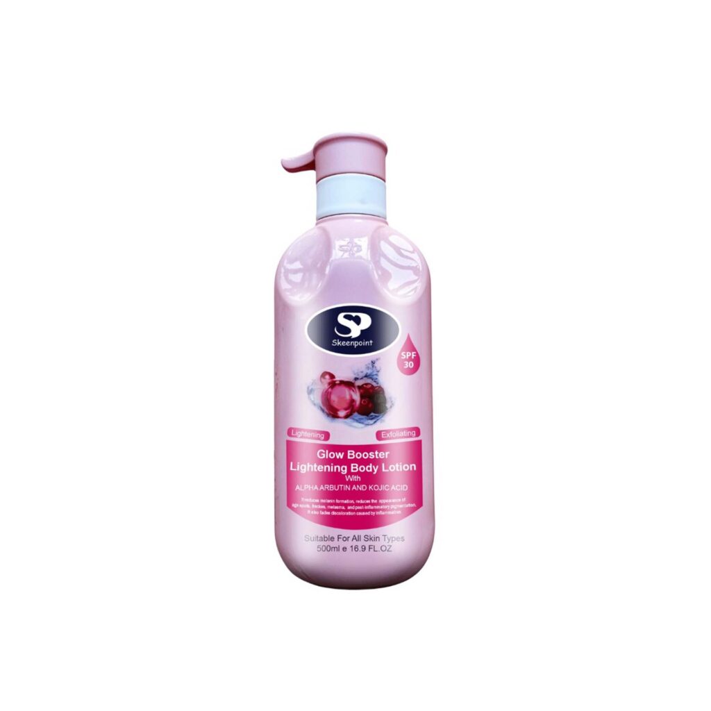 glow booster lightening body lotion front view image