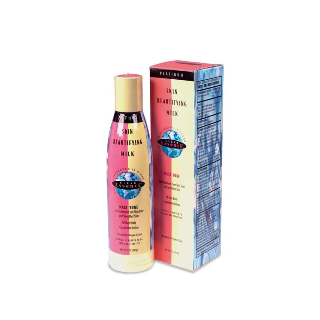 platinum skin beautifying milk maxi tone 8 oz 1